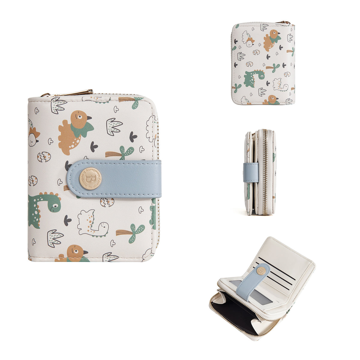 Women's Bear Printed Short High Sense Ladies Wallet