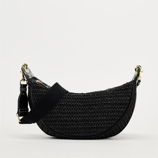 Women's Spanish Spring Woven Underarm Dumpling Crossbody Bags