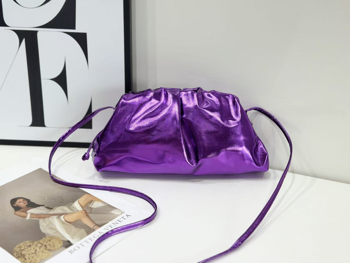 Women's High-grade Pleated Cloud Plain Fashionable Shoulder Bags