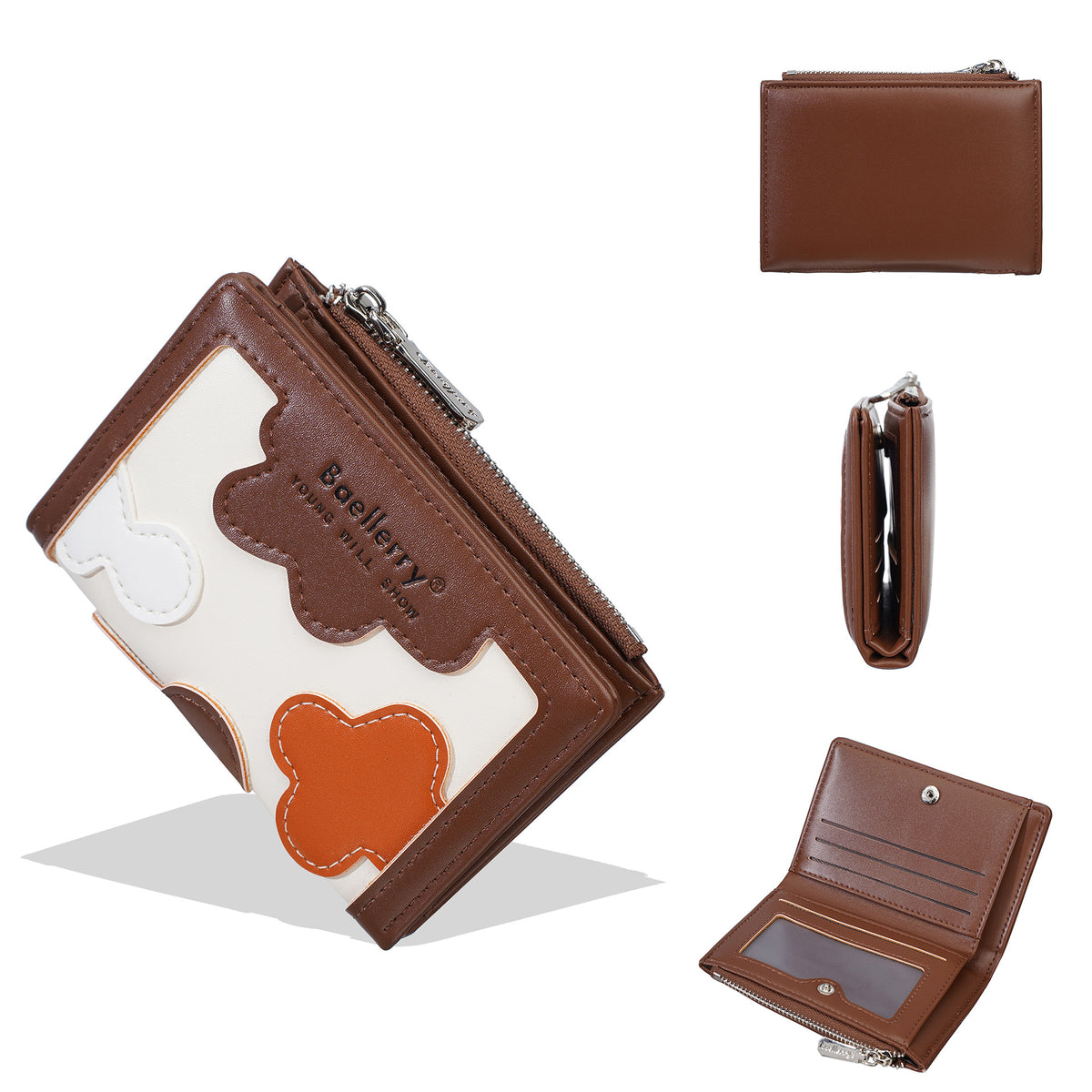 Women's High-grade Versatile Simple Multiple Slots Short Portable Compact Ladies Wallet