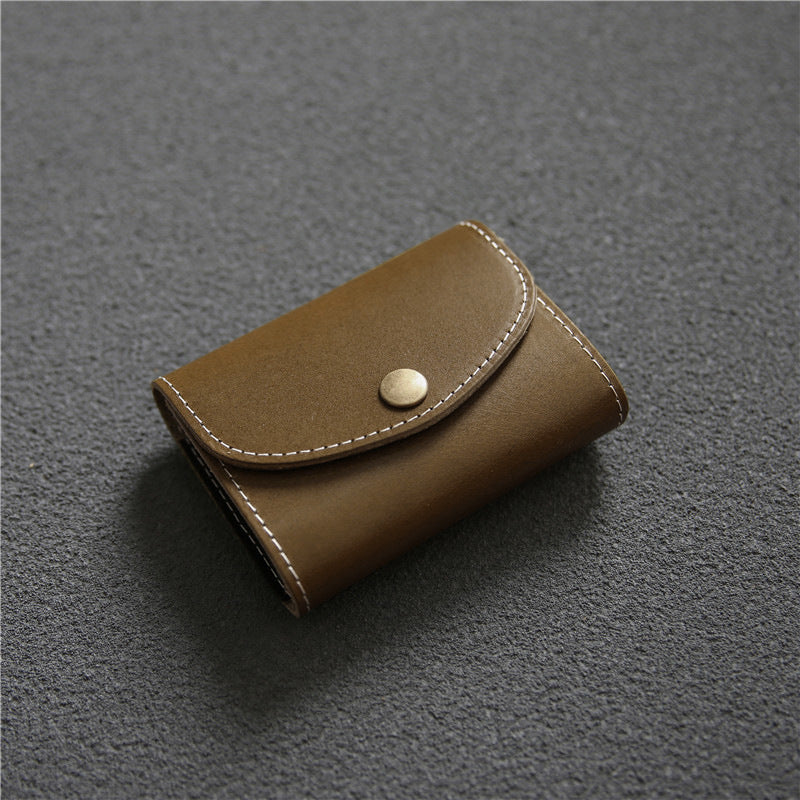 Women's & Men's & Cowhide Versatile Leather Large Capacity Driving License Card Holder