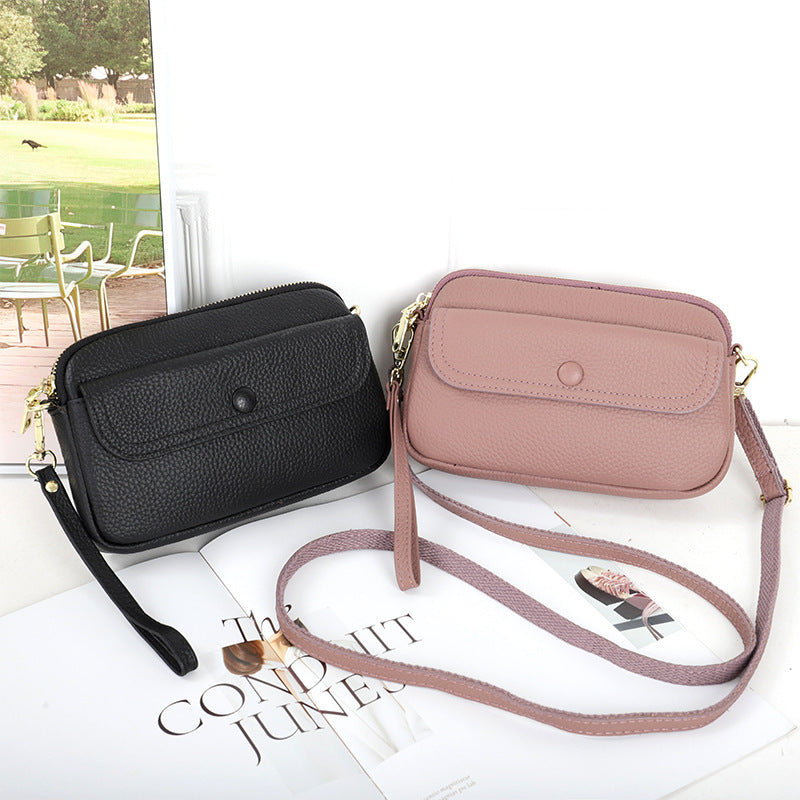 Women's Leather Lightweight First Layer Cowhide Leisure Women's Messenger Bag