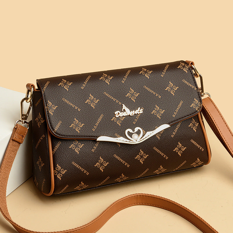 Women's Fashion Soft Leather Large Capacity Mom Crossbody Bags