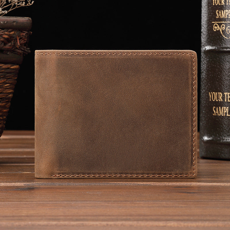 Women's & Men's Dollar Large Capacity Swiping Retro Style Trendy Scalper Men's Wallet