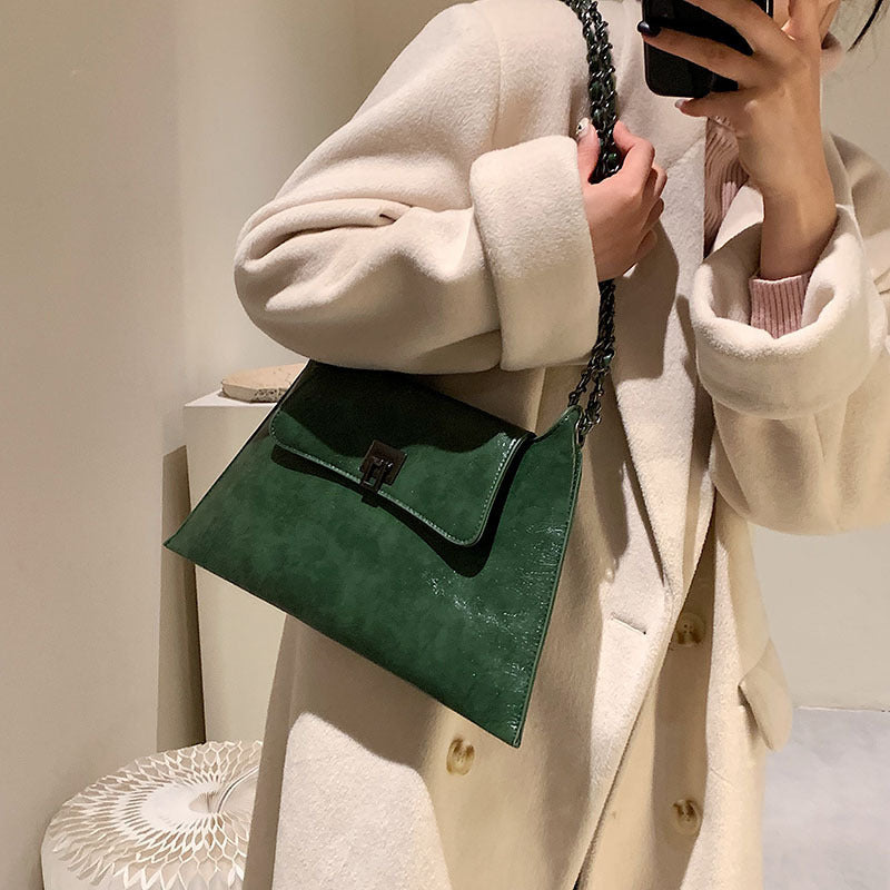 Women's Fashion Simple Summer Texture Envelope Chain Women's Shoulder Bag