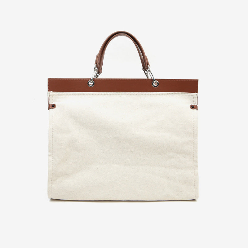 Pretty Men's Versatile Style Boys Canvas Men's Shoulder Bags