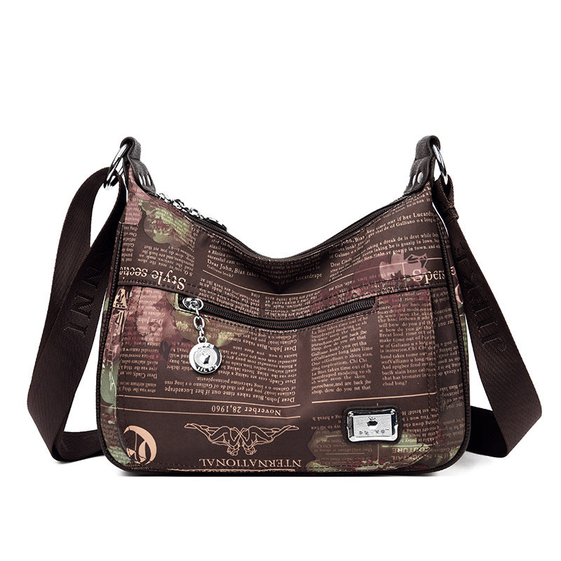 Waterproof Oxford Cloth Summer Large Capacity Crossbody Bags