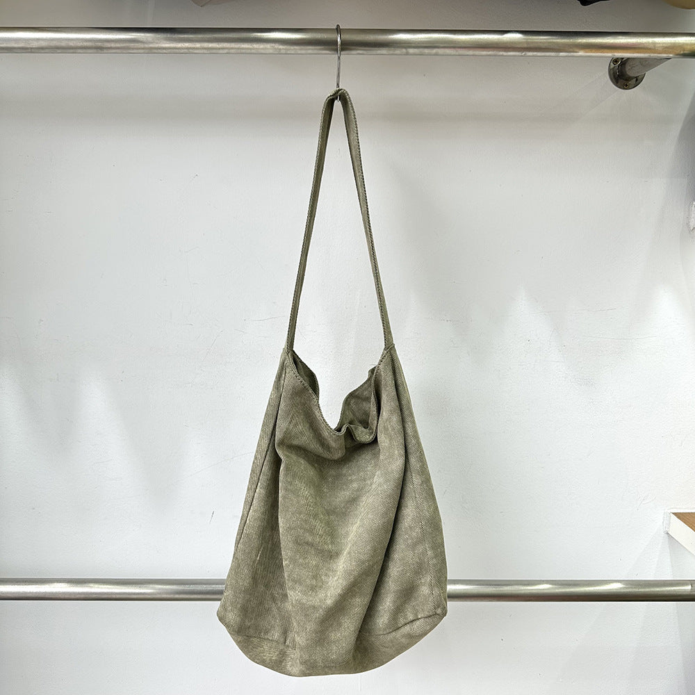 Capacity Idle Style Canvas Fashion Simple Shoulder Bags