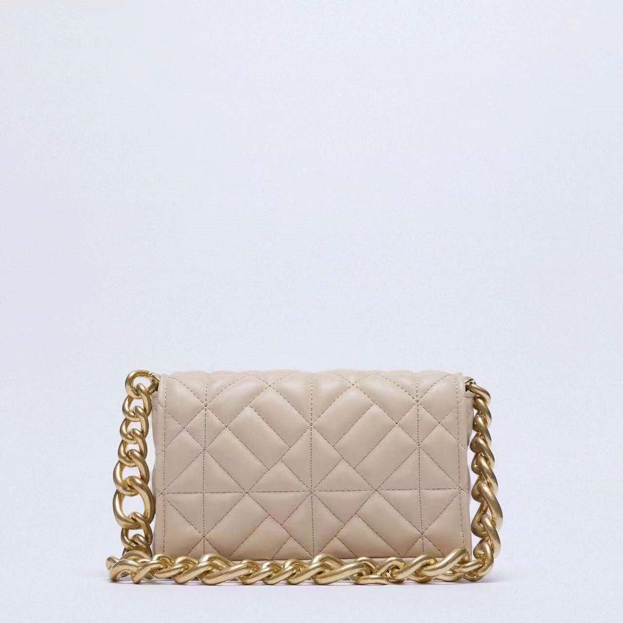 Women's Classic Style Rhombus Chain Oversized Quilted Crossbody Bags