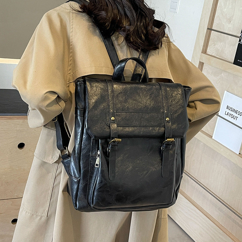 Women's Large Capacity Retro Easy Matching Portable Backpacks