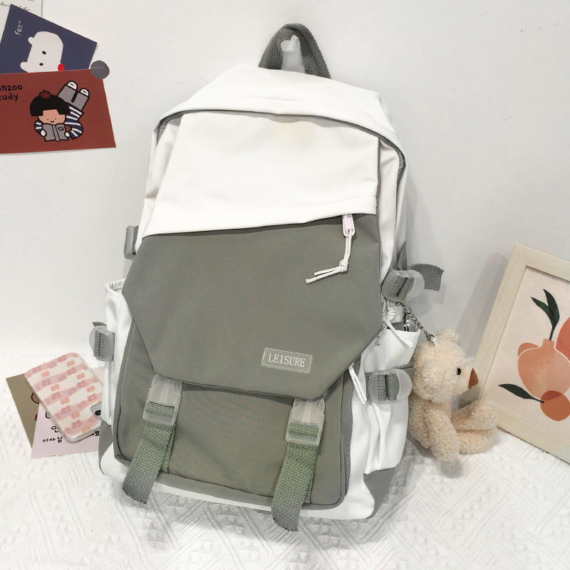Female Korean Style Junior Male Large Backpacks