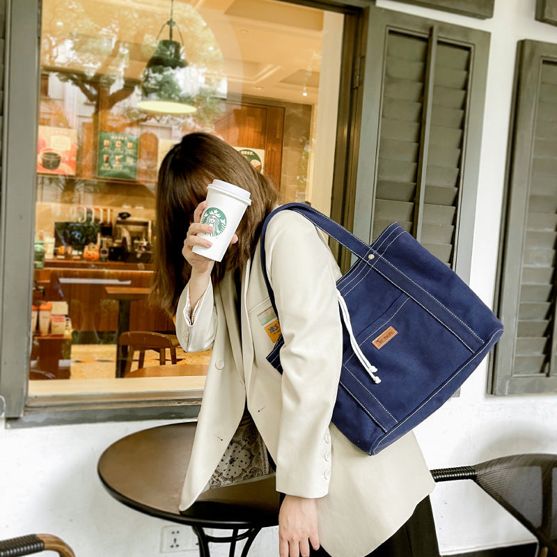 Women's Style Quality Washed Canvas Large Capacity Shoulder Bags