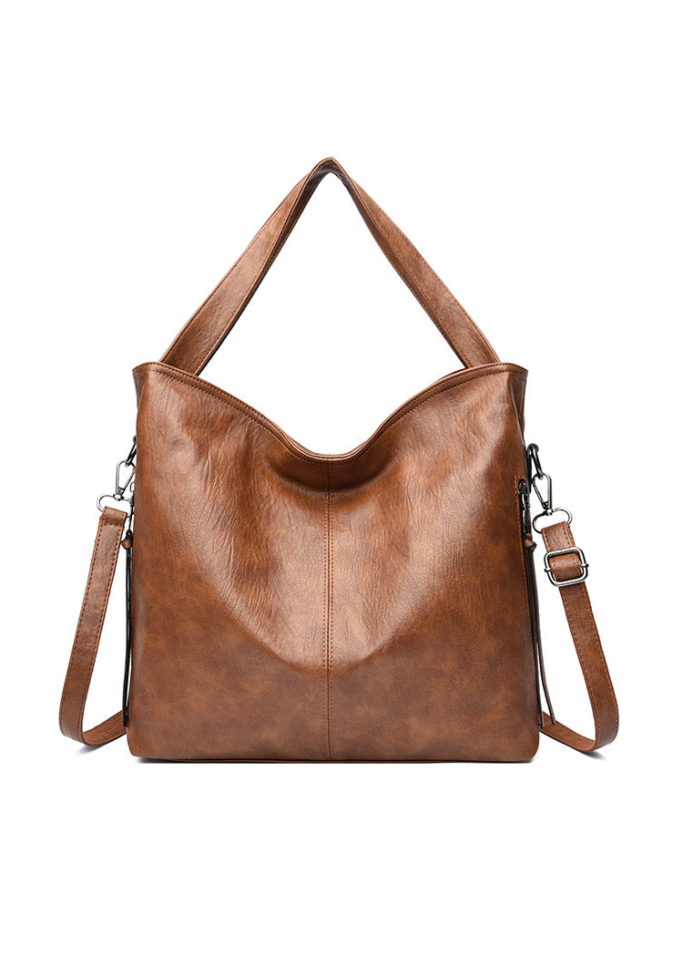 Idle Style Soft Leather Light Luxury Women's Handbag