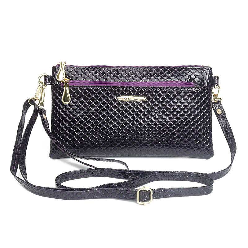 Women's Fashion Bright Fabric Clutch Mobile Women's Messenger Bag