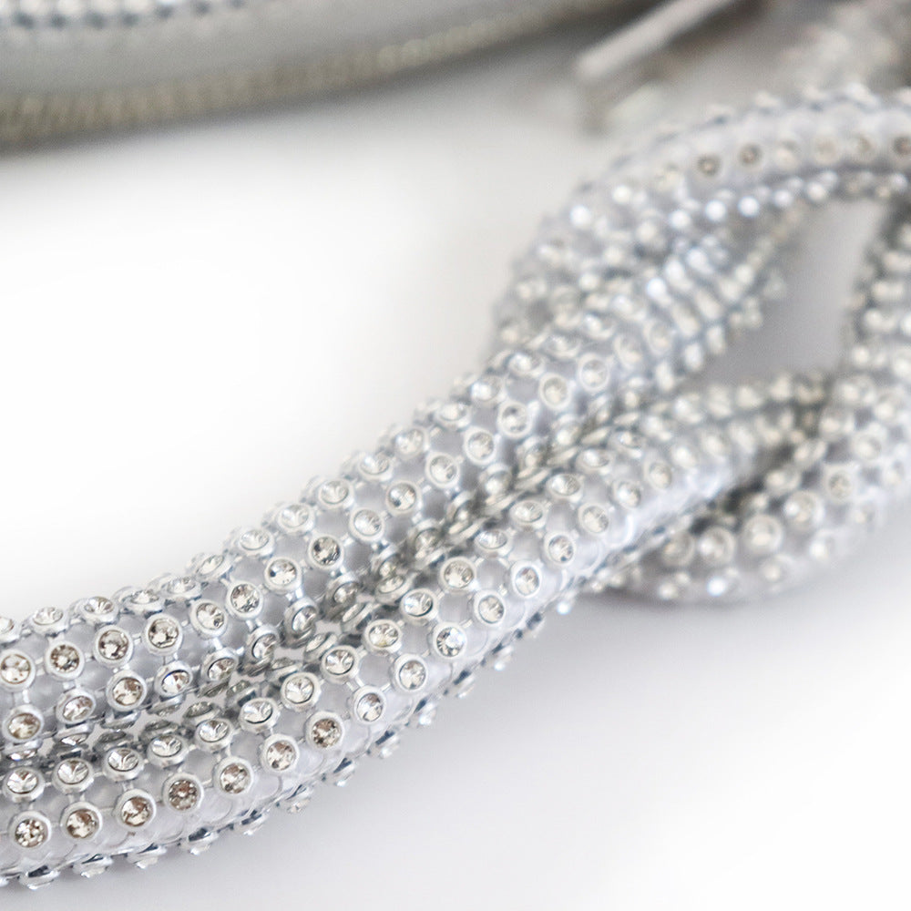 Dinner Handmade Double Rhinestone Banquet Full Evening Bags