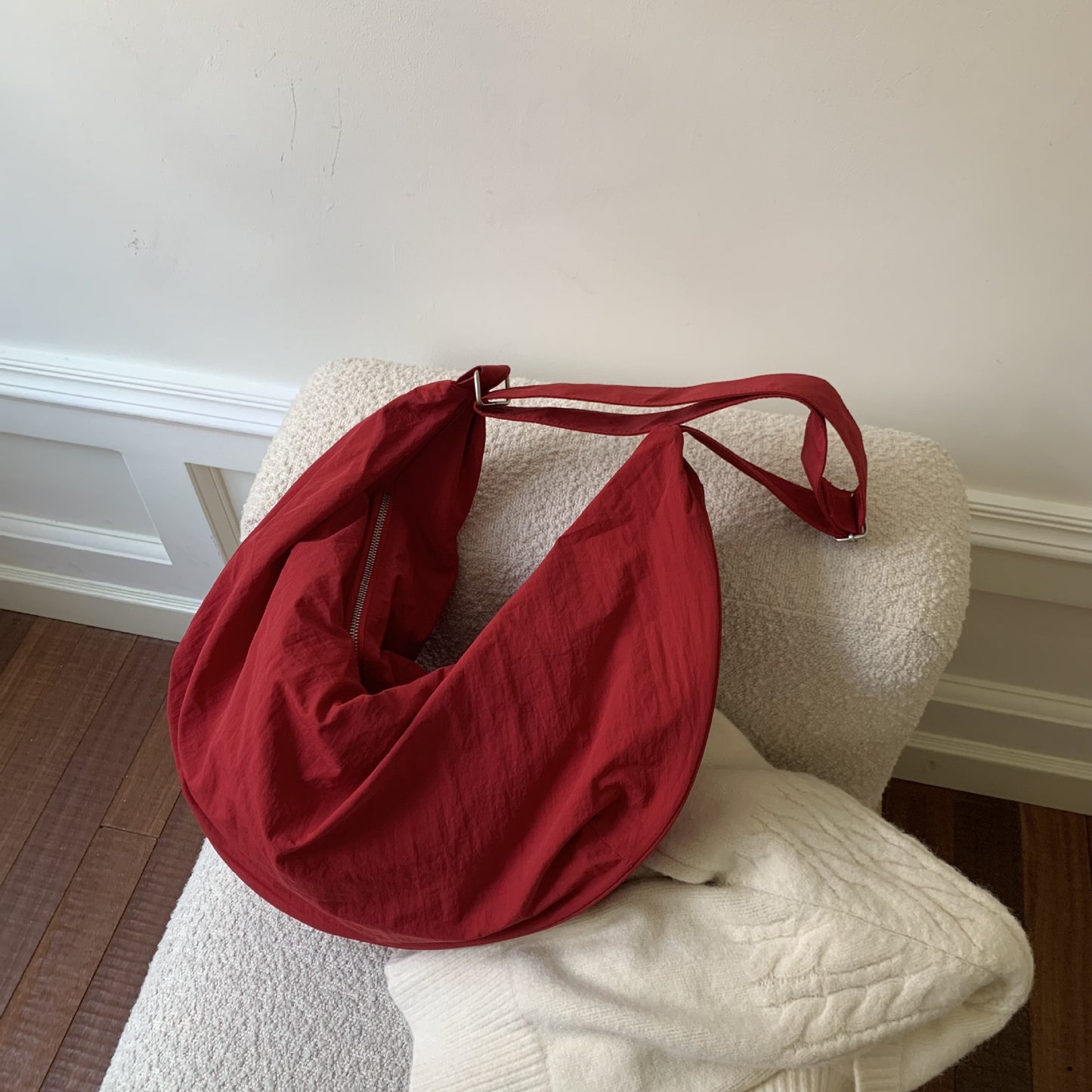 Women's Large Capacity Dumpling Nylon Fashion Crossbody Bags