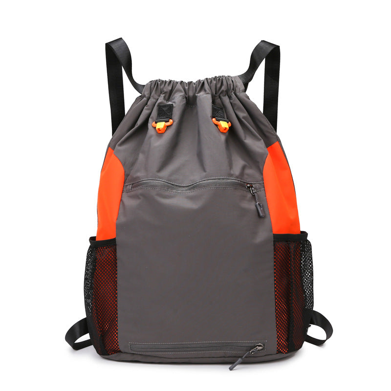 Basketball Nylon Male Female Solid Color Sports Backpacks