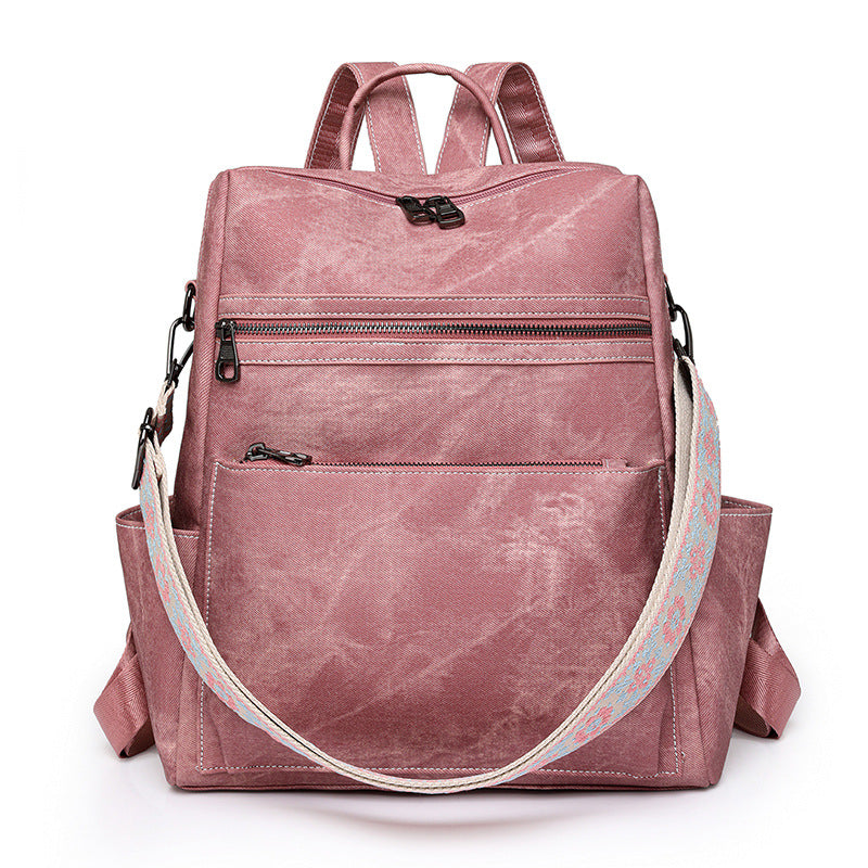 Women's Lightweight Retro Large Capacity Leisure Backpacks
