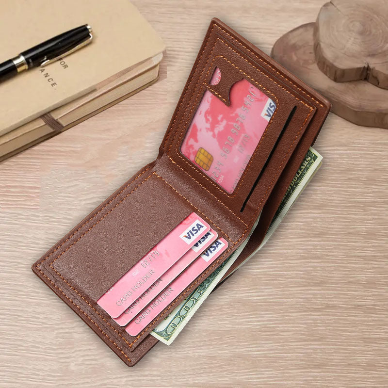 Men's Multiple Slots Certificate Large Capacity Business Men's Wallet