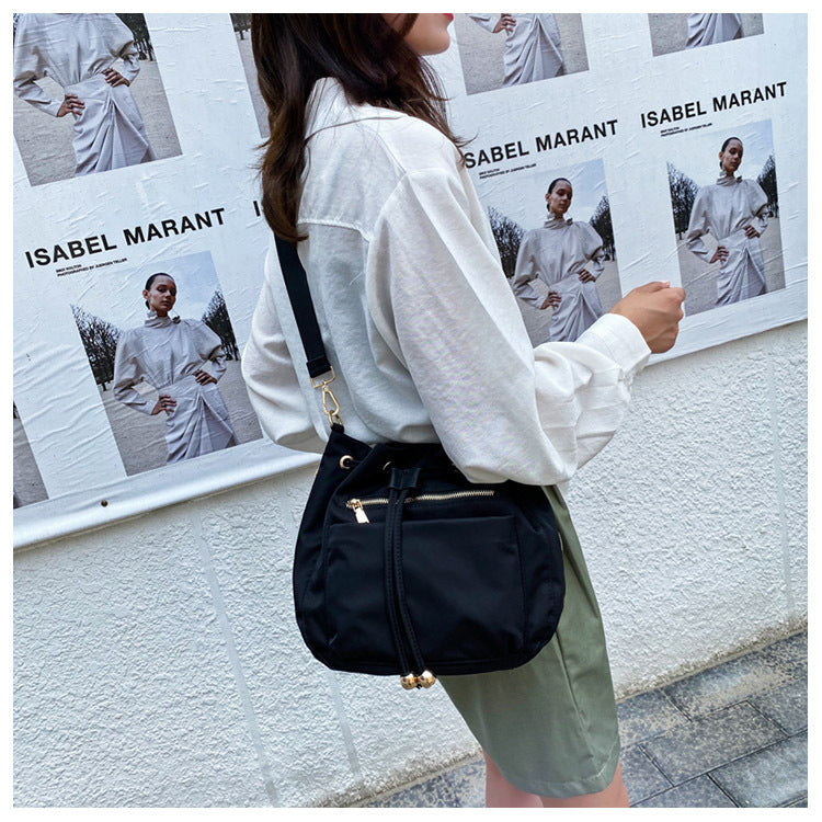 Women's High Textured Nylon Fashion Quality Shoulder Bags