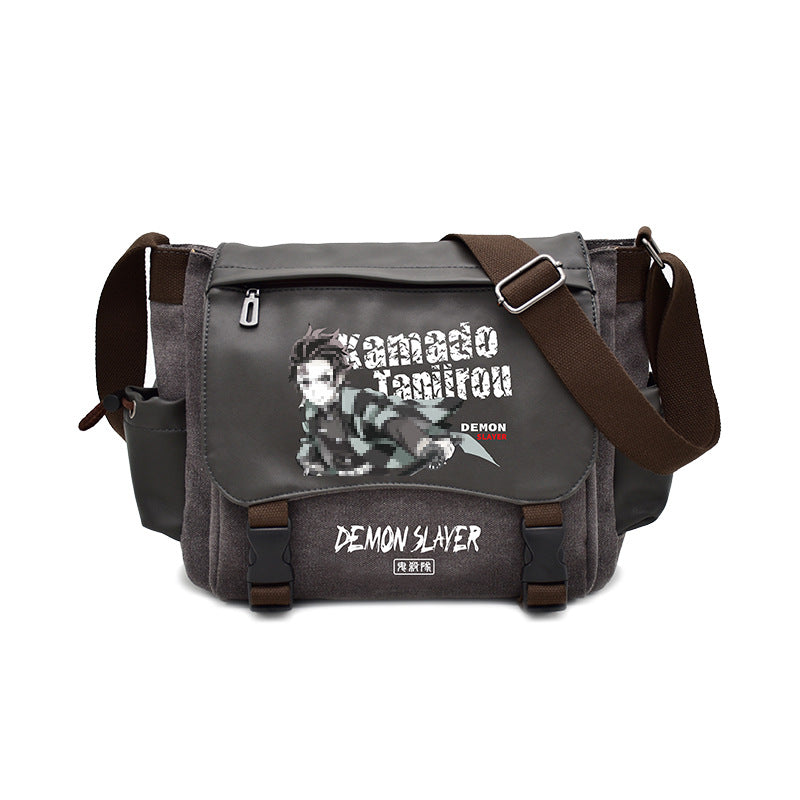 One Piece Human Ghost Blade Totoro Men's Shoulder Bags