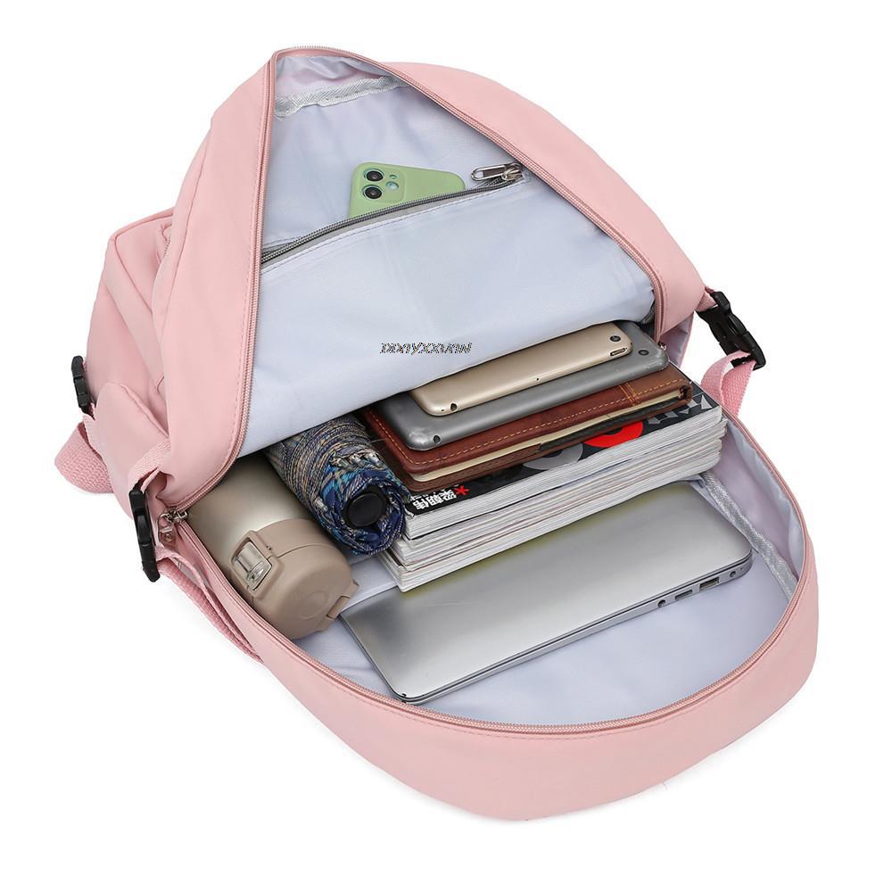 Combination Peripheral Korean Style Charging Large Backpacks