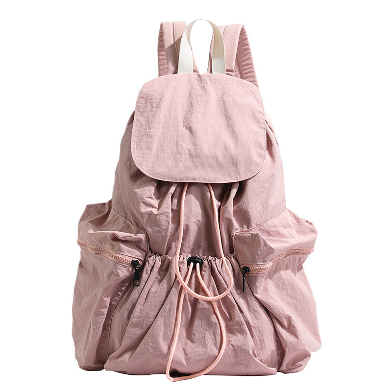 Korean Fashion Pleated Personality Large Capacity Backpacks