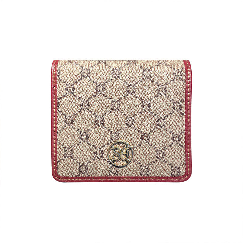 Women's Short Leather Thin Cowhide Storage Simple Ladies Wallet
