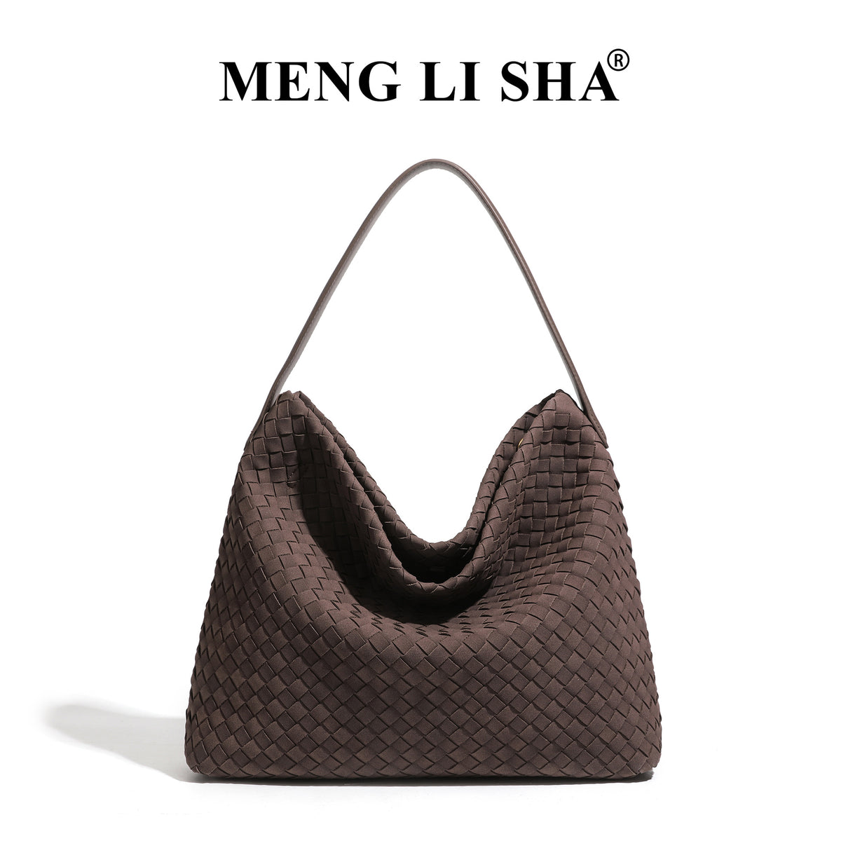 Retro High-grade Frosted Hand-woven Commuter Large Capacity Women's Shoulder Bag