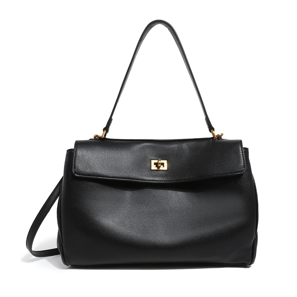 Women's Matte Leather Large Capacity Totes Fashion Shoulder Bags