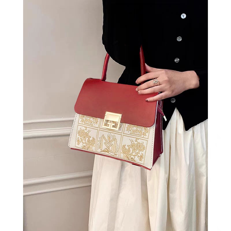 Women's Fashionable Elegant Portable To Give Mom Holiday Birthday Bags