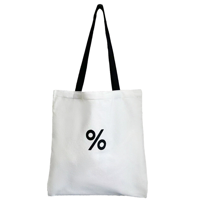 Creative Simple Canvas Large Capacity Portable Female Daily Bags