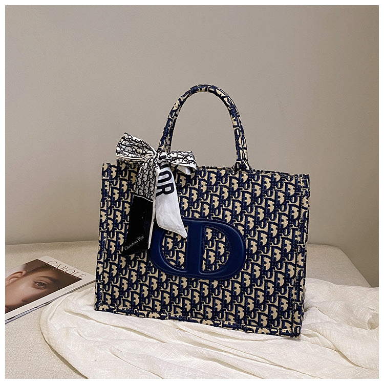 Light Luxury Large Capacity Embroidered For Shoulder Bags