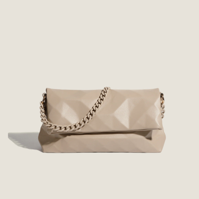 Trendy High-grade Rhombus French Style Underarm Shoulder Bags