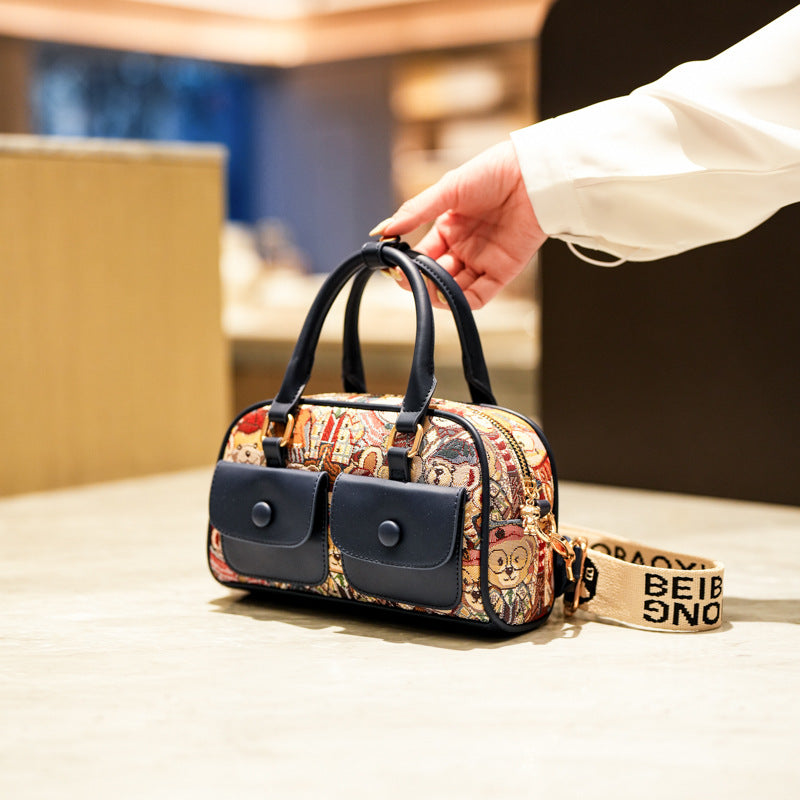 Women's Source Trend Fashion Color Contrast Personality Bags