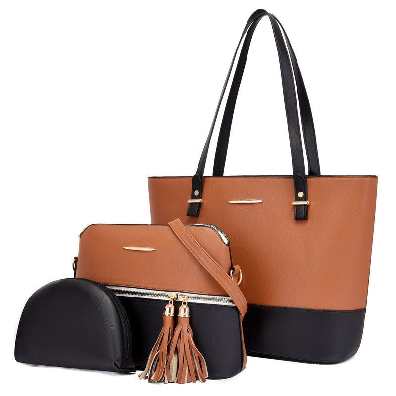 Women's Beautiful Innovative Slouchy Elegant Three-piece Shoulder Bags