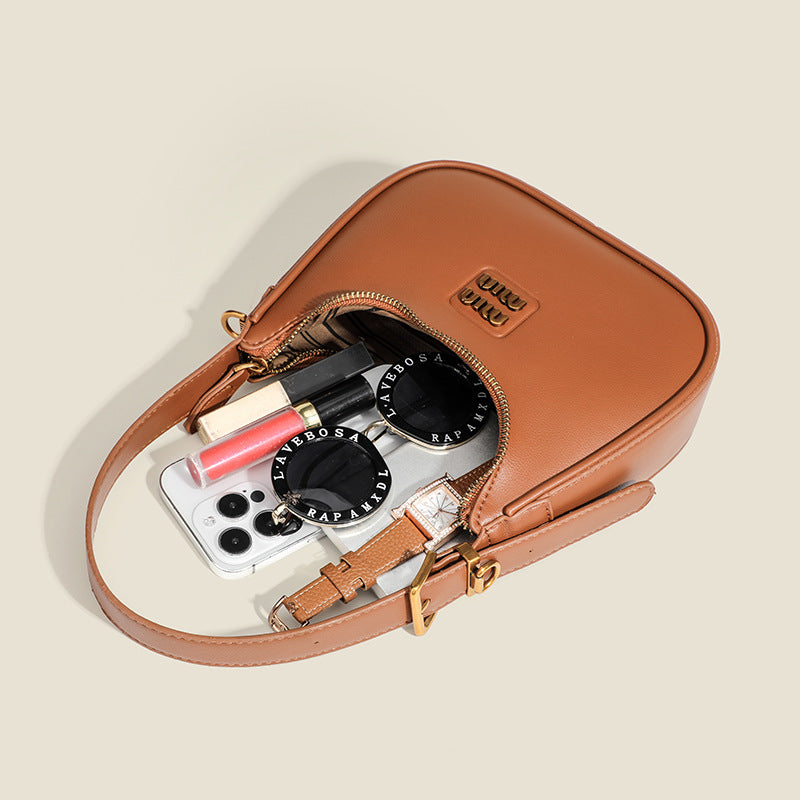 Women's & Men's Retro Affordable Luxury Trendy Simple Underarm High-grade Shoulder Bags