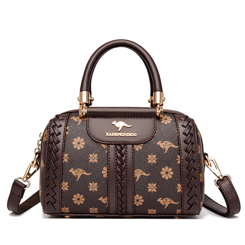 Women's Female Fashion Lady Contrast Color Handbags