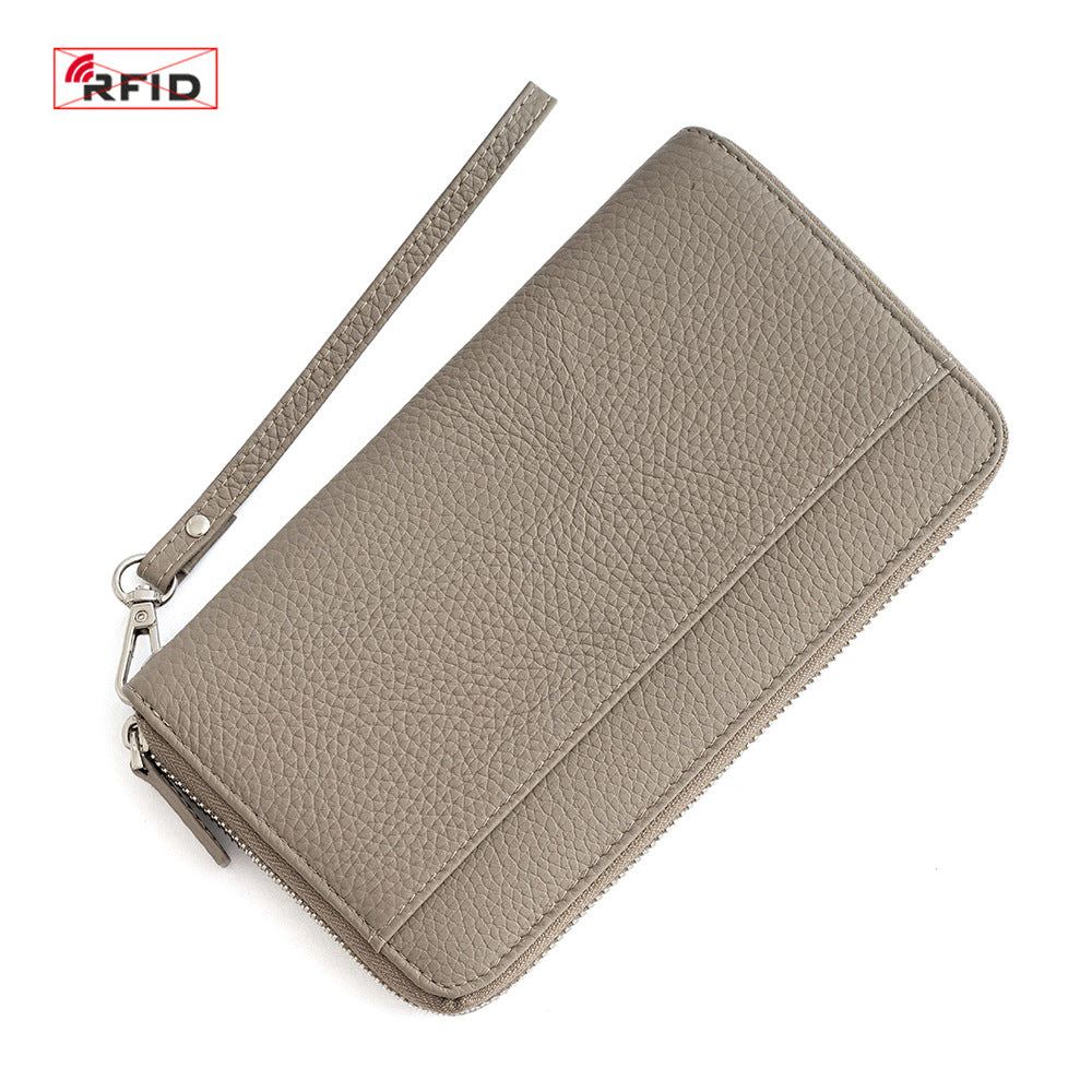 Women's Large Capacity Leather Passport Wrapper Multiple Bags