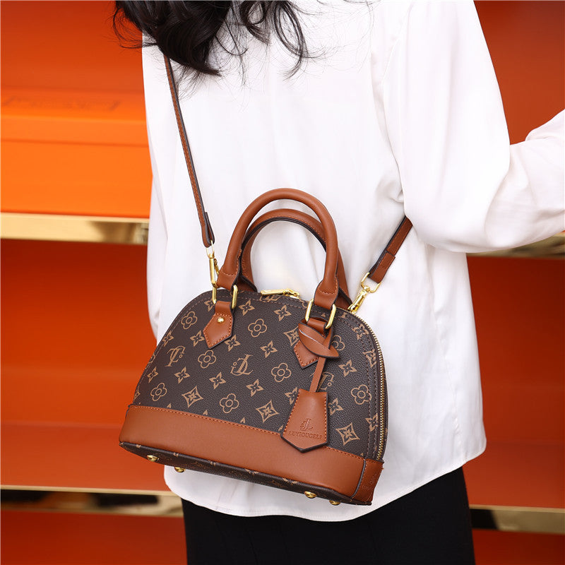 Women's Good-looking Fashion Printed Classic Shell Commute Small Square Bags
