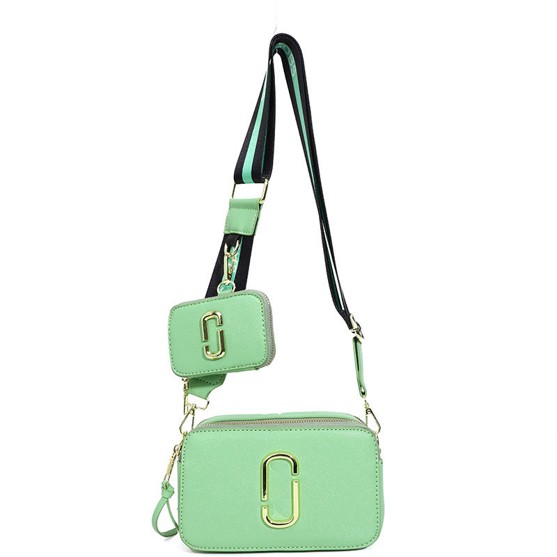 Creative Fashion Mother Retro Contrast Color Shoulder Bags