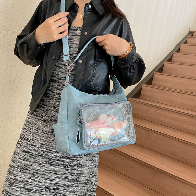 Style Transparent Barlow Valley Cartoon Large Capacity Versatile Bags