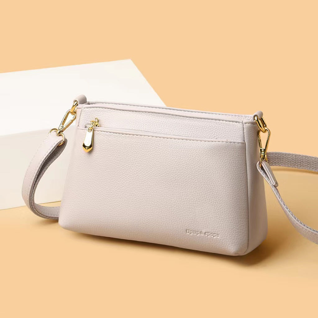 Women's Fashionable Simple Lady Mom Solid Color Bags