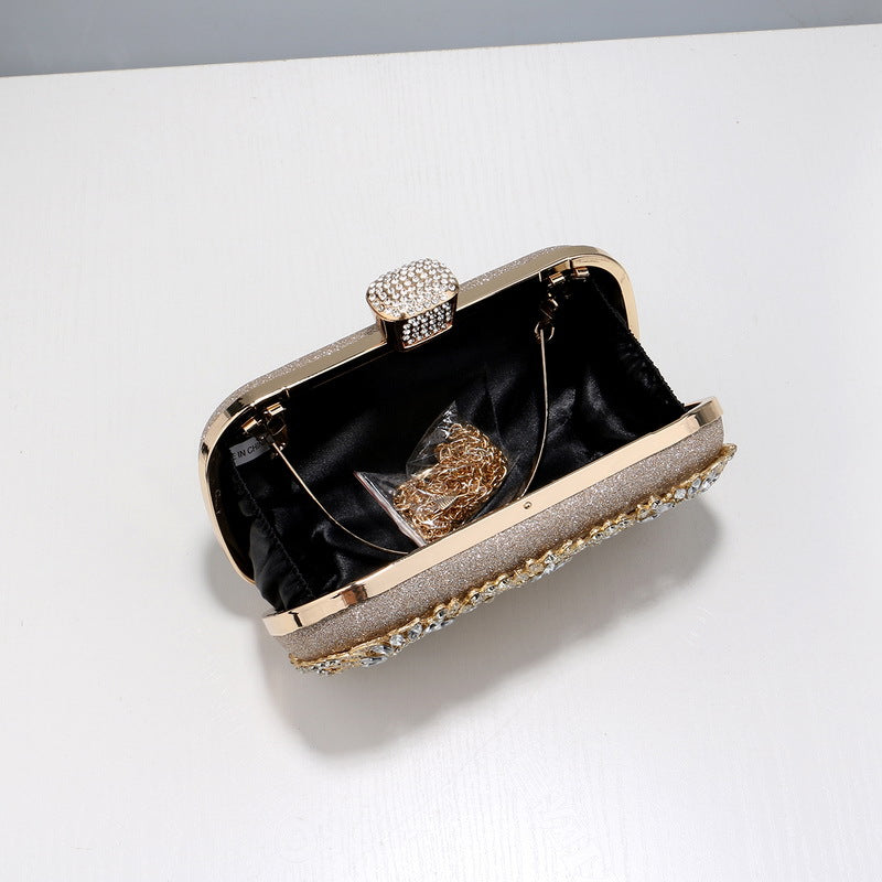 Women's Diamond Dinner Retro Banquet Hand Holding All Evening Bags