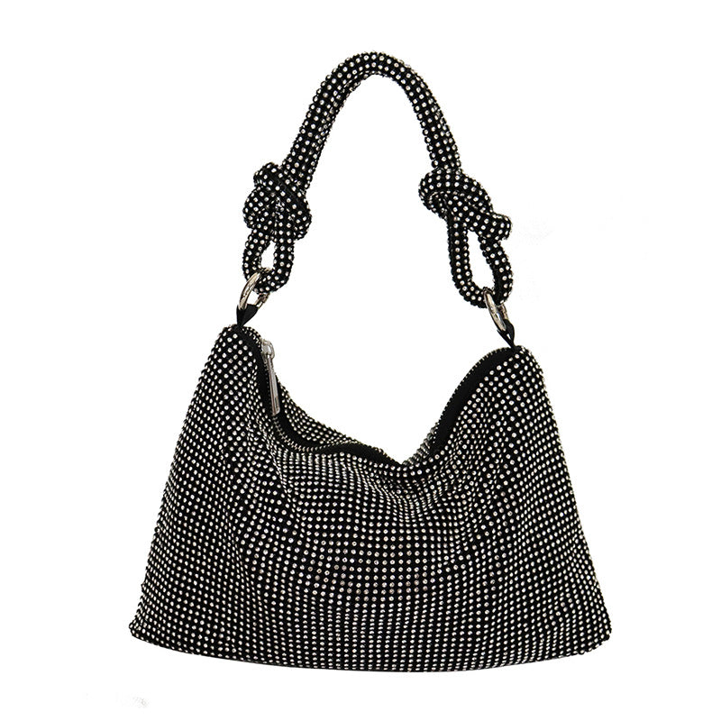 Dinner Handmade Double Rhinestone Banquet Full Evening Bags