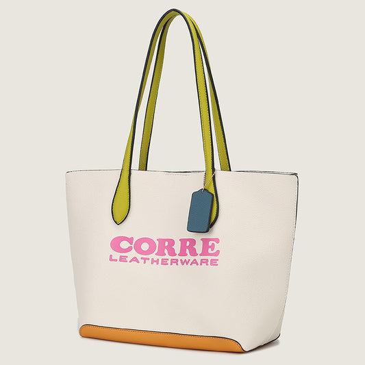 Women's Trend Large Capacity Totes Letter Printing Shoulder Bags