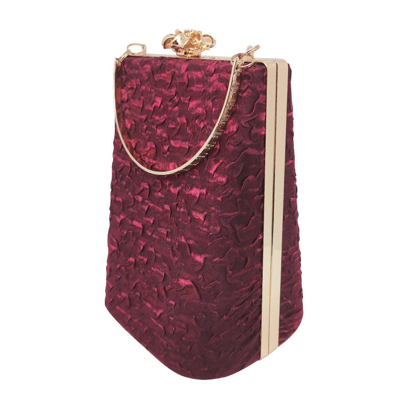 Women's Fashion Dinner Large Capacity Dress Garment Pleated Evening Bags