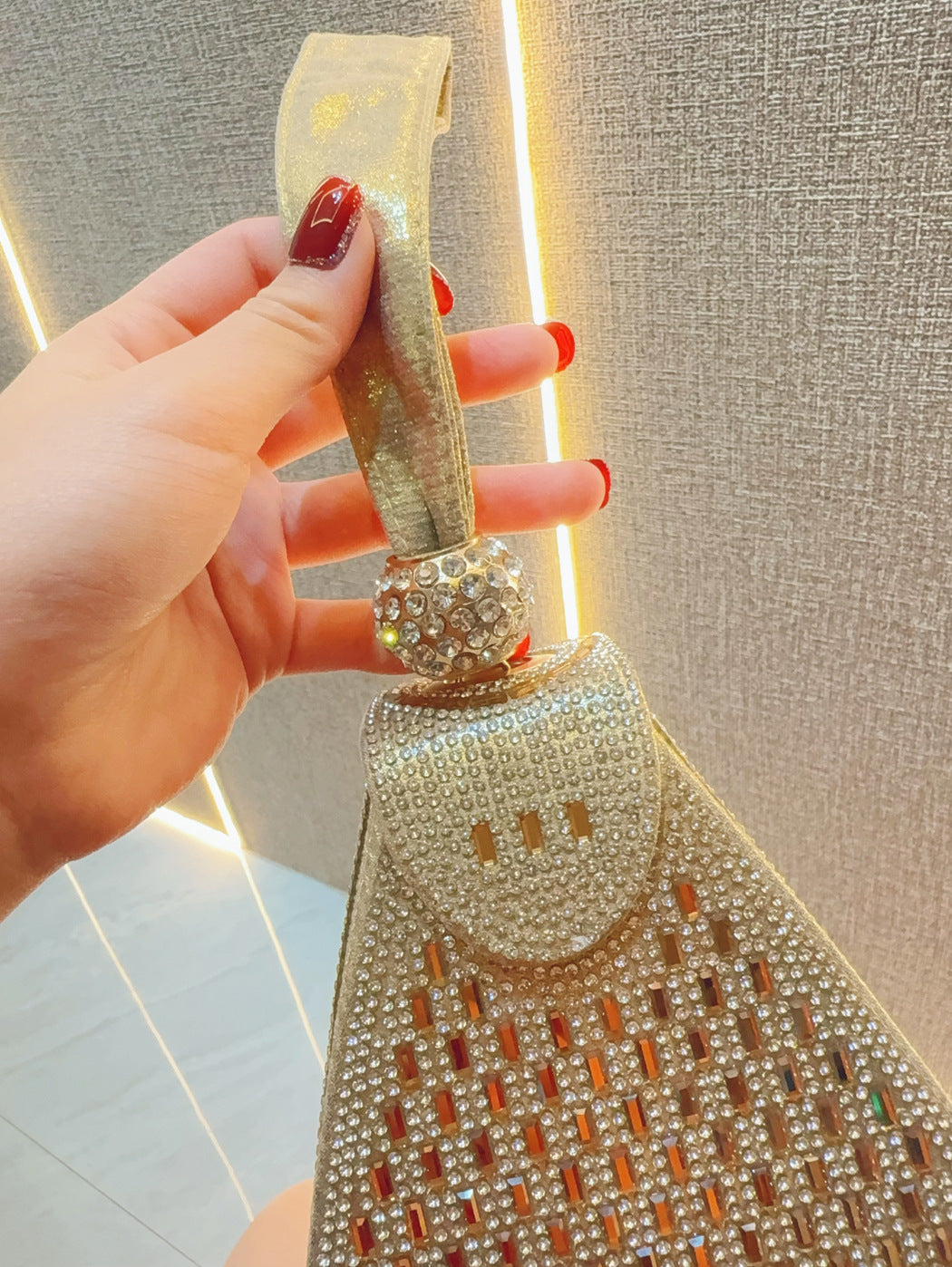 Rhinestone Hand For Banquet Fashion Dinner Evening Bags