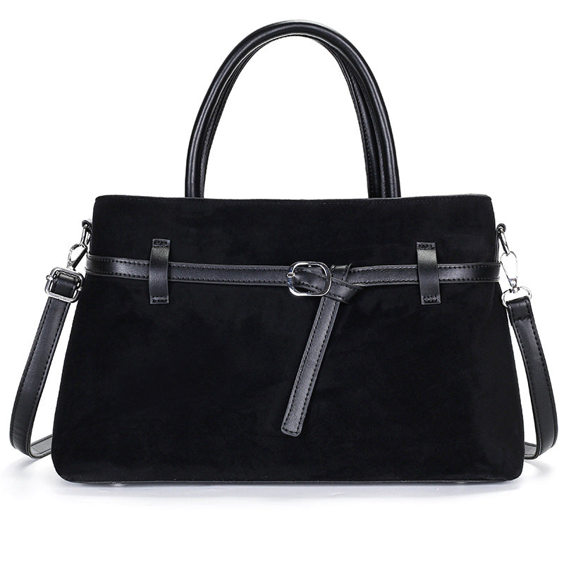Women's Fashion Frosted Vintage Versatile Large Capacity Shoulder Bags