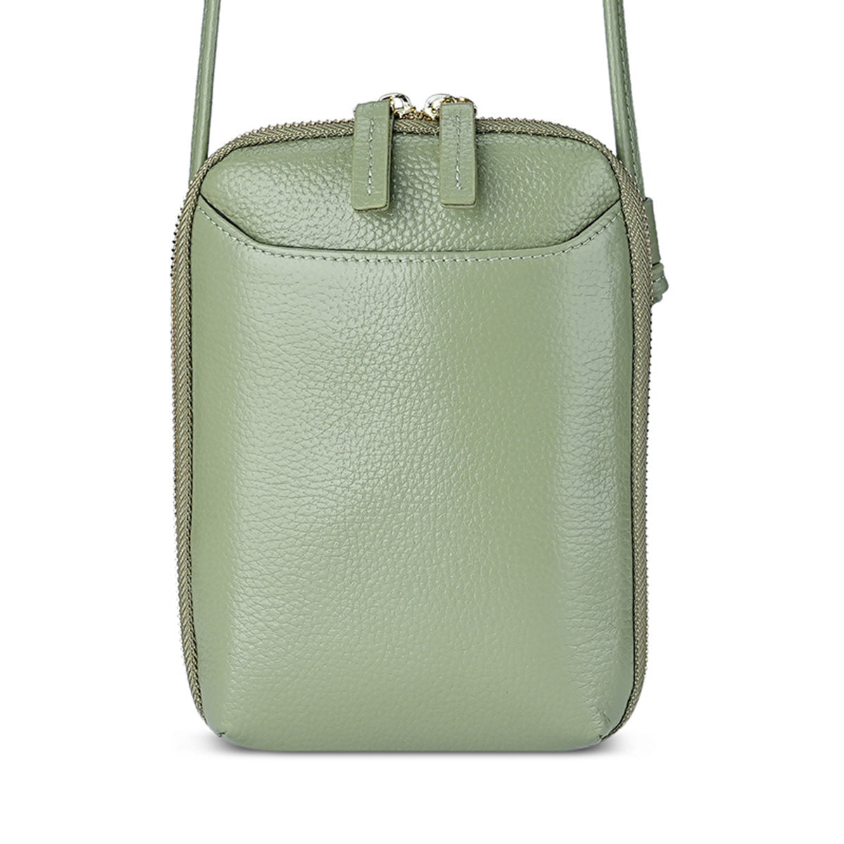 Women's First Layer Cowhide Simple Trend Mobile Mini Genuine Women's Shoulder Bag